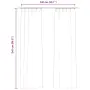 vidaXL Затъмняващи завеси с куки, 2 бр, кадифе, черни, 140x245 см, снимка 7