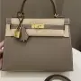 Чанта Hermes Kelly 25 etoupe, снимка 7