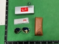 очила с черен обикновен калъф и Ув защита ray ban , снимка 1