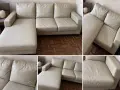 🛋️ Малък кожен ъглов диван – много удобен – 120 €, снимка 2