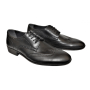 Мъжки елегантни обувки в черно 3М401, снимка 1 - Официални обувки - 44756722