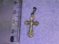 СПАСИ и СОХРАНИ Старинно СРЕБЪРНО ПРАВОСЛАВНО РАЗПЯТИЕ КРЪСТ СРЕБРО 925 с ПЕЧАТ на МАЙСТОРА 40531, снимка 2