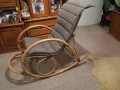 Люлеещ се стол от ратан, снимка 3