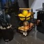Двуетажна кошница за зеленчуци и плодове Ruhhy, метална, черна, снимка 3