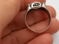 Четири броя мъжки сребърни пръстена, снимка 5