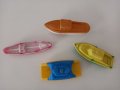 4 стари пластмасови лодки, плуващи, 13-14 см., снимка 4
