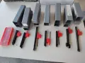 комплект стругарски ножове 8мм със сменяеми пластини – 7 части за CNC/универсален струг, снимка 3