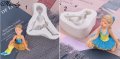 Седнала и Свита Балерина силиконов молд форма декорация торта  украса гипс, снимка 1 - Форми - 29849009