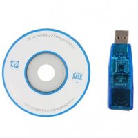 Нова USB LAN карта от RJ45 F към USB M - интернет адаптер 10/100Mbps, снимка 3 - Мрежови адаптери - 35093032