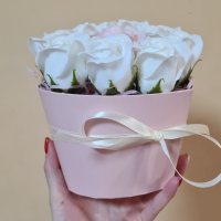 Ароматни сапунени рози в кутия, снимка 4 - Подаръци за жени - 44589618