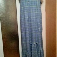 Нова красива рокля, в синьо и жълто👗🍀L,XL👗арт.488, снимка 1 - Рокли - 29894877