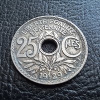 Стара монета 25 сантима 1929 г. Франция- красива !, снимка 3 - Нумизматика и бонистика - 42219448