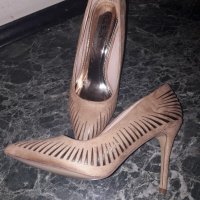 Елегантни  дамски  обувки  с висок ток със  , снимка 3 - Дамски елегантни обувки - 37011484