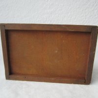 ?  Стара дървена кутия с плъзгащ капак, дърво стара, снимка 7 - Други - 31791297