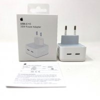  Адаптер зарядно DUAL USB C 35W Power Adapter Apple iPhone, снимка 2 - Оригинални зарядни - 37530621