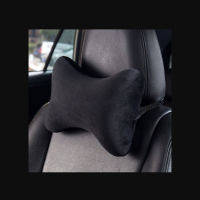 Възглавница за врат за автомобил, черен цвят, с ластик, 2бр, снимка 3 - Аксесоари и консумативи - 44808875