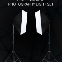 Софтбокс / Постоянно осветление за фото студио / Студийно осветление, снимка 2 - Светкавици, студийно осветление - 30486446