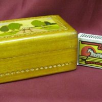 50-те Дървена Кутия за Бижута, снимка 9 - Антикварни и старинни предмети - 31860108