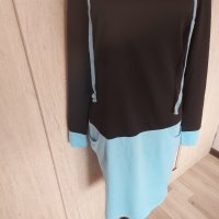 Спортна рокля суитшърт в черно и синьо - 16,00лв., снимка 5 - Рокли - 30624774