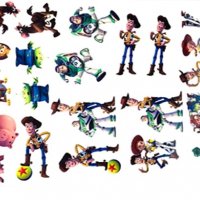 Toy Story Играта на играчките голям лист Tattoo татос татуировка временна детска, снимка 1 - Други - 31857730