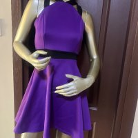 Дамска парти рокля в лилаво с интересен гръб !, снимка 2 - Рокли - 40057186