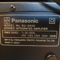 Усилвател Panasonic SU-2600 +Тунер Panasonic ST-2600L В отлично техническо и визуално състояние., снимка 14 - Ресийвъри, усилватели, смесителни пултове - 37601448