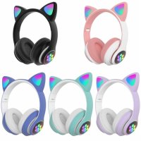 Котешки детски слушалки - безжични, снимка 2 - Слушалки и портативни колонки - 42781125
