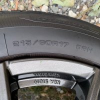 Алуминиеви джанти със зимни гуми Borbet 215/60/17 5x112 BMW X1 X2, снимка 9 - Гуми и джанти - 38093703