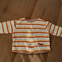 Двулицево бебешко яке размер 6месеца, снимка 3 - Бебешки якета и елеци - 42916615
