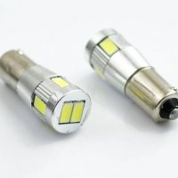 3000053593 Автомобилни LED крушки BA9S 6 SMD 5630 2броя POWER CAN BUS, снимка 1 - Аксесоари и консумативи - 37112885