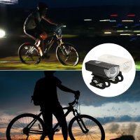 Водоустойчив преден фар лампа фенерче фарове светлини за велосипед колело акумулаторна LED светлина , снимка 3 - Аксесоари за велосипеди - 29551479