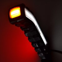 1 бр. ЛЕД LED неон габарити рогчета червено/ бяло/ жълто , 24V , снимка 3 - Аксесоари и консумативи - 35534549