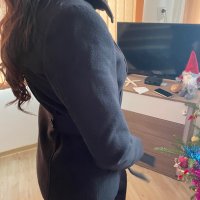 Черно късо палто, размер М, снимка 6 - Палта, манта - 38896011