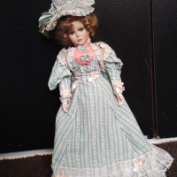 Стара Порцеланова кукла 50см, снимка 15 - Колекции - 44601958