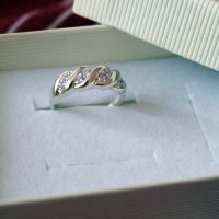 Красив сребърен пръстен - модел R032, снимка 2 - Пръстени - 37867698