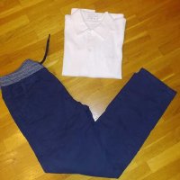 Том Тейлър + нова блуза за р.134, снимка 1 - Детски панталони и дънки - 30543219