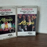 Аудио касети POISON Swallow This Live 1991-part I - POISON Swallow this Live 1991 part-ll, снимка 1 - Аудио касети - 37023601