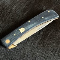 Сгъваем джобен нож RR Denim Micarta Work Knife. (RR2347), снимка 5 - Ножове - 42874550