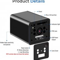 Нова Шпионска мини скрита камера Зарядно за контакт за сигурност / наблюдение, снимка 2 - Други - 39577898