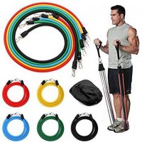 5бр. Комплект ластици за тренировка Power Resistance Bands, снимка 10 - Фитнес уреди - 35481144