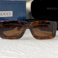 Gucci 2023 дамски слънчеви очила правоъгълни , снимка 5 - Слънчеви и диоптрични очила - 42764657