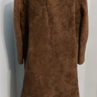 Палто от естествена кожа с косъм - бизонски бокс с косъм, снимка 7 - Палта, манта - 26455921