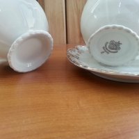 Антикварен немски порцелан чаши за чай кафе , снимка 7 - Други ценни предмети - 37136017