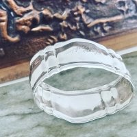 Винтидж немски сребърен пръстен за салфетки !, снимка 2 - Други ценни предмети - 40837757