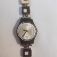 Дамски часовник Swatch - Chessboard LB160G / Made in Switzerland. С нова батерия., снимка 2 - Друга електроника - 40019797