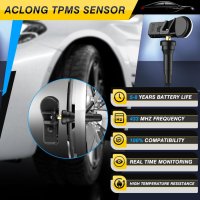 ACLONG TPMS сензор за налягане в гумите 433MHZ Съвместим с Mercedes-Benz Vario V-Class, снимка 4 - Части - 42521300