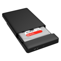 Orico външна кутия за диск Storage - Case - 2.5 inch USB3.0 Black - 2588US3-BK, снимка 7 - Външни хард дискове - 44782929