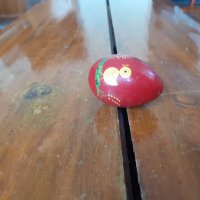Старо дървено яйце #6, снимка 1 - Други ценни предмети - 31726254