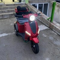 NEW Електрическа Триколка Famozna-LUX 1500W/60V/20Ah - RED/BLACK, снимка 2 - Мотоциклети и мототехника - 39292771