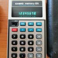 Ратро калкулатор CASIO Memory-8A, снимка 3 - Антикварни и старинни предмети - 37514623